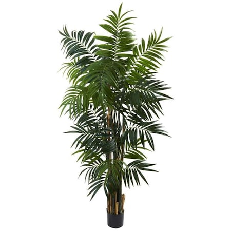 Nearly Natural 6 and rsquo; Bulb Areca Palm Tree 5409